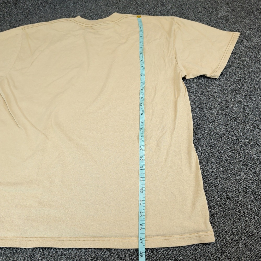 Tee Luv Men Ford Bronco T Shirt Large Cotton Tan 4x4 V-8 Power Graphic Retro Tee - Picture 4 of 6